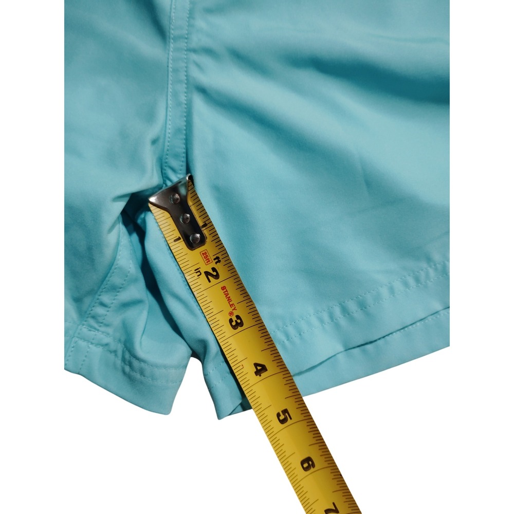 Tucann Mens Aqua Blue Swim Trunks Board Shorts Toucan Logo Tape Size Medium - Picture 6 of 8
